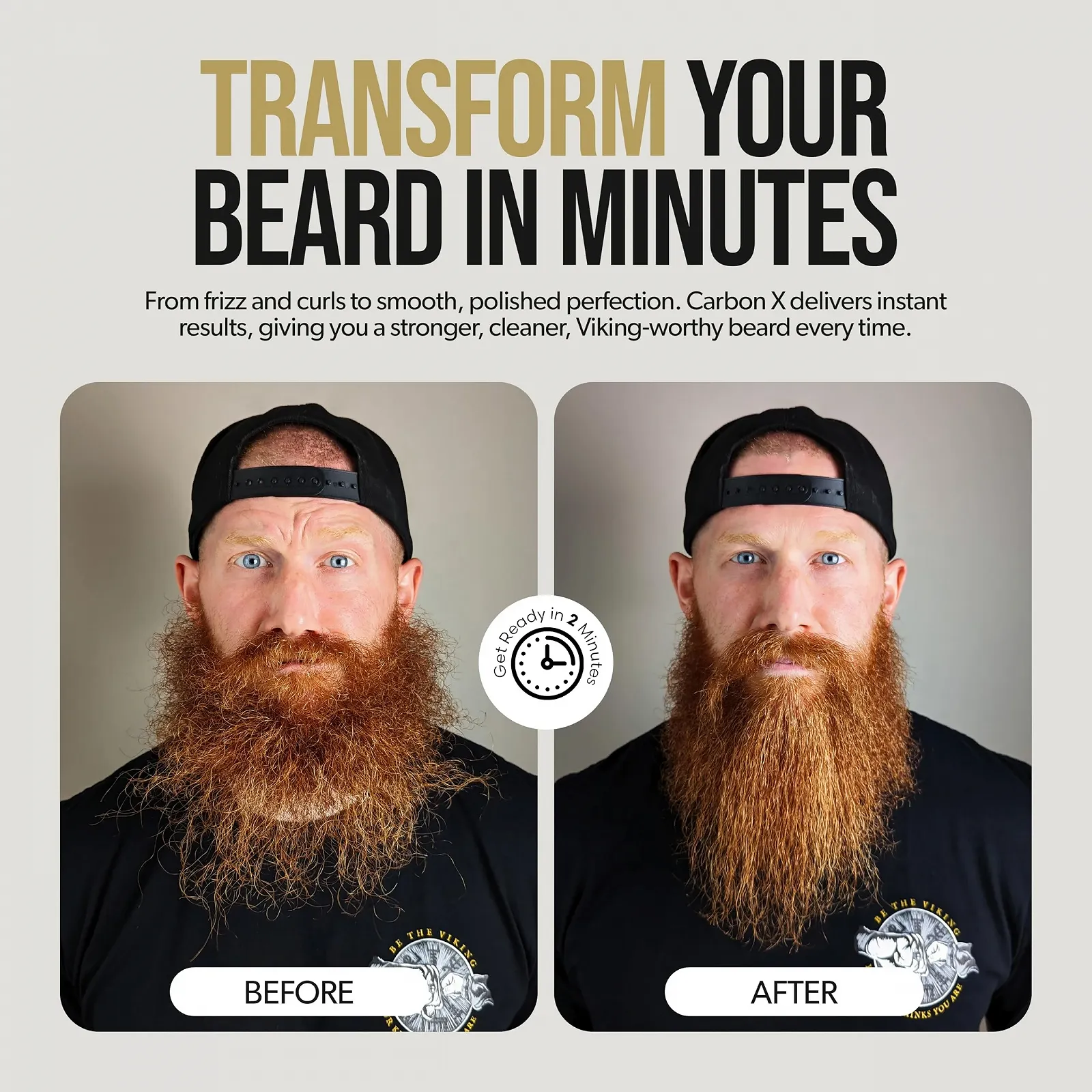 Термощітка-випрямляч для бороди The Beard Struggle Carbon X Бездротова Акумуляторна 3 режими нагріву, фото №4