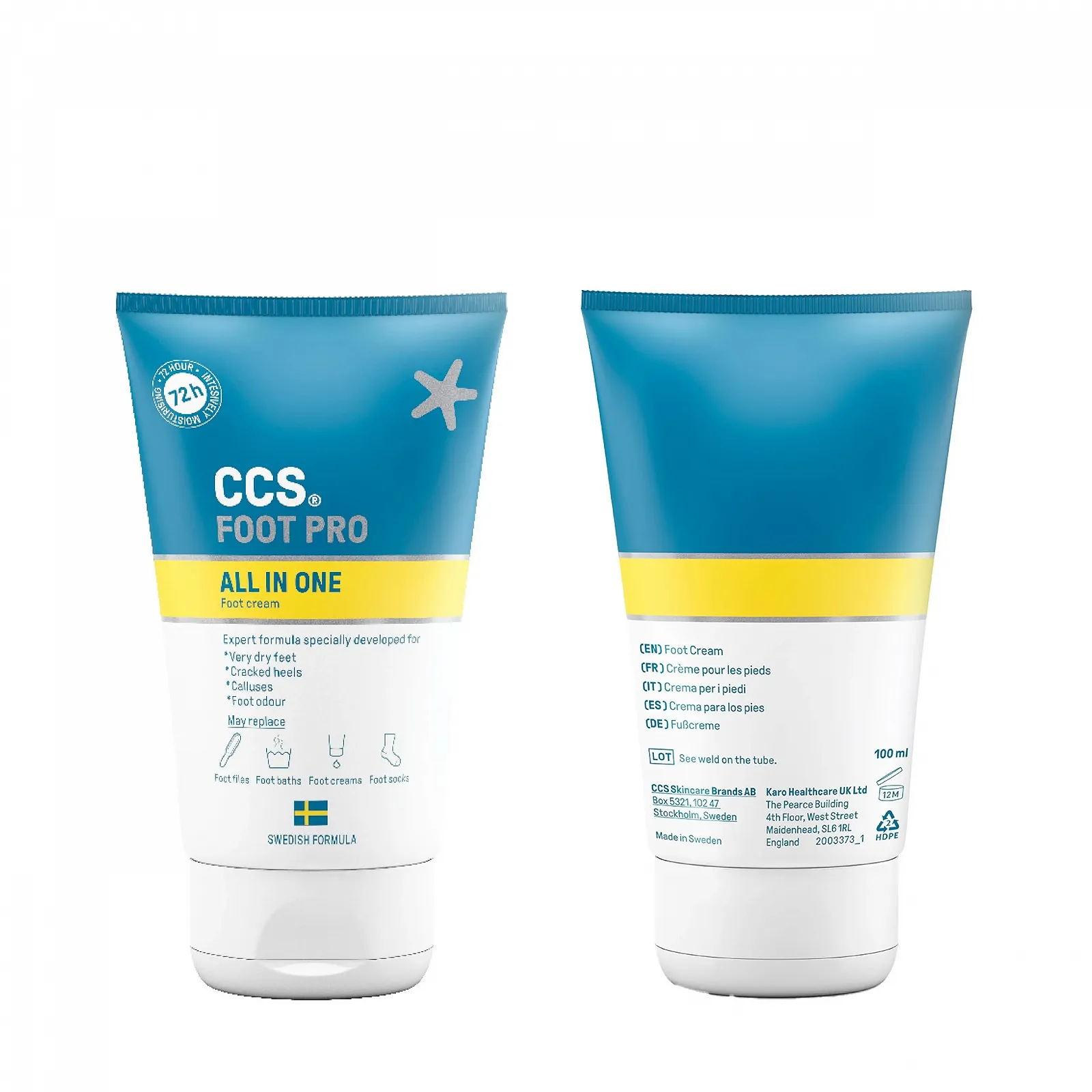 Крем для ног CCS All-in-One 100 мл, фото №7 Крем для ног CCS All-in-One 100 мл, фото №7