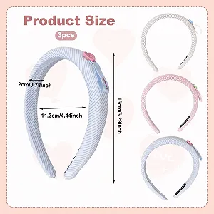 Набір жіночих обручів на голову 3 шт synthetic.ua - Фото 1