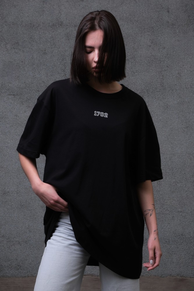 Оверсайз футболка з принтом Without rick and morty Black, фото №7