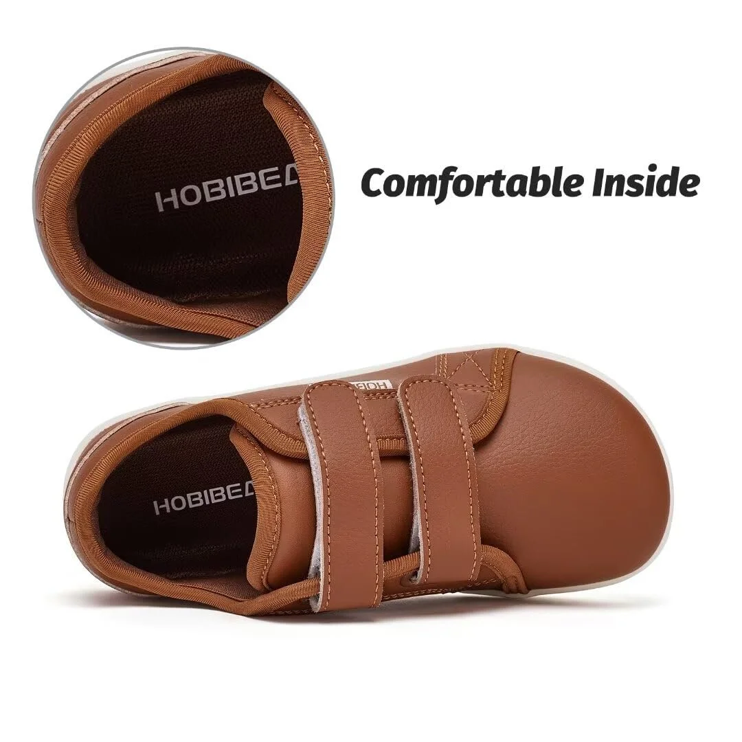 Кросівки HOBIBEAR Унісекс Дитячі Шкіряні Широкі Мінімалістичні, фото №3