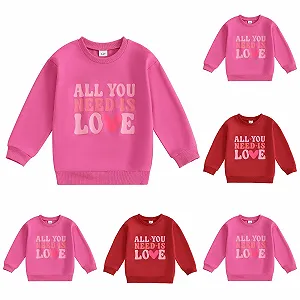 Толстовка для малышей для мальчиков и девочек, с круглым вырезом, с длинными рукавами, топы, весенняя зимняя праздничная одежда 2-8 лет synthetic.ua - Фото 1