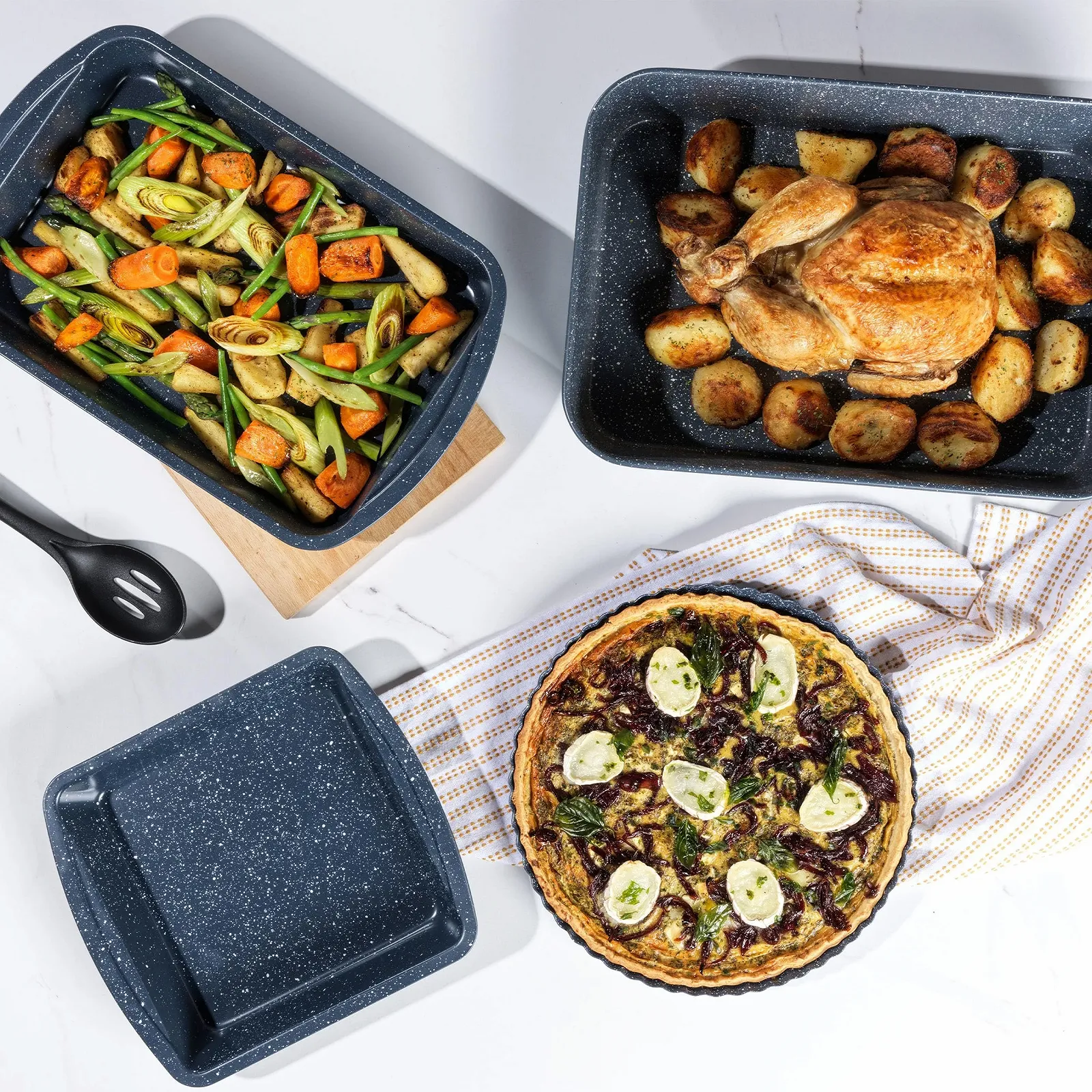 Форма для выпекания Russell Hobbs Nightfall Stone RH00997EU квадратная углеродистая сталь 26 см, фото №6