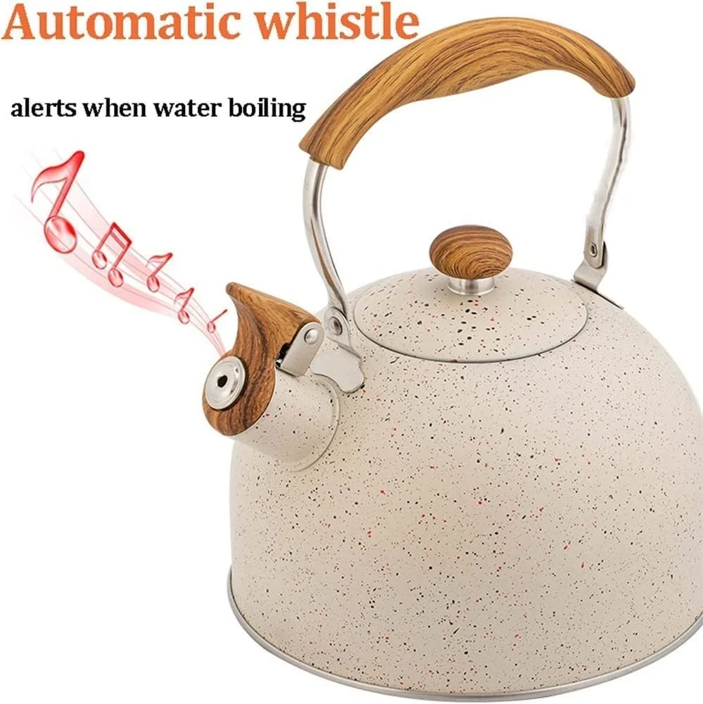 Чайник з свистком, Нержавіюча сталь, Чайник з чавуну, фото №5 Чайник з свистком, Нержавіюча сталь, Чайник з чавуну, фото №5