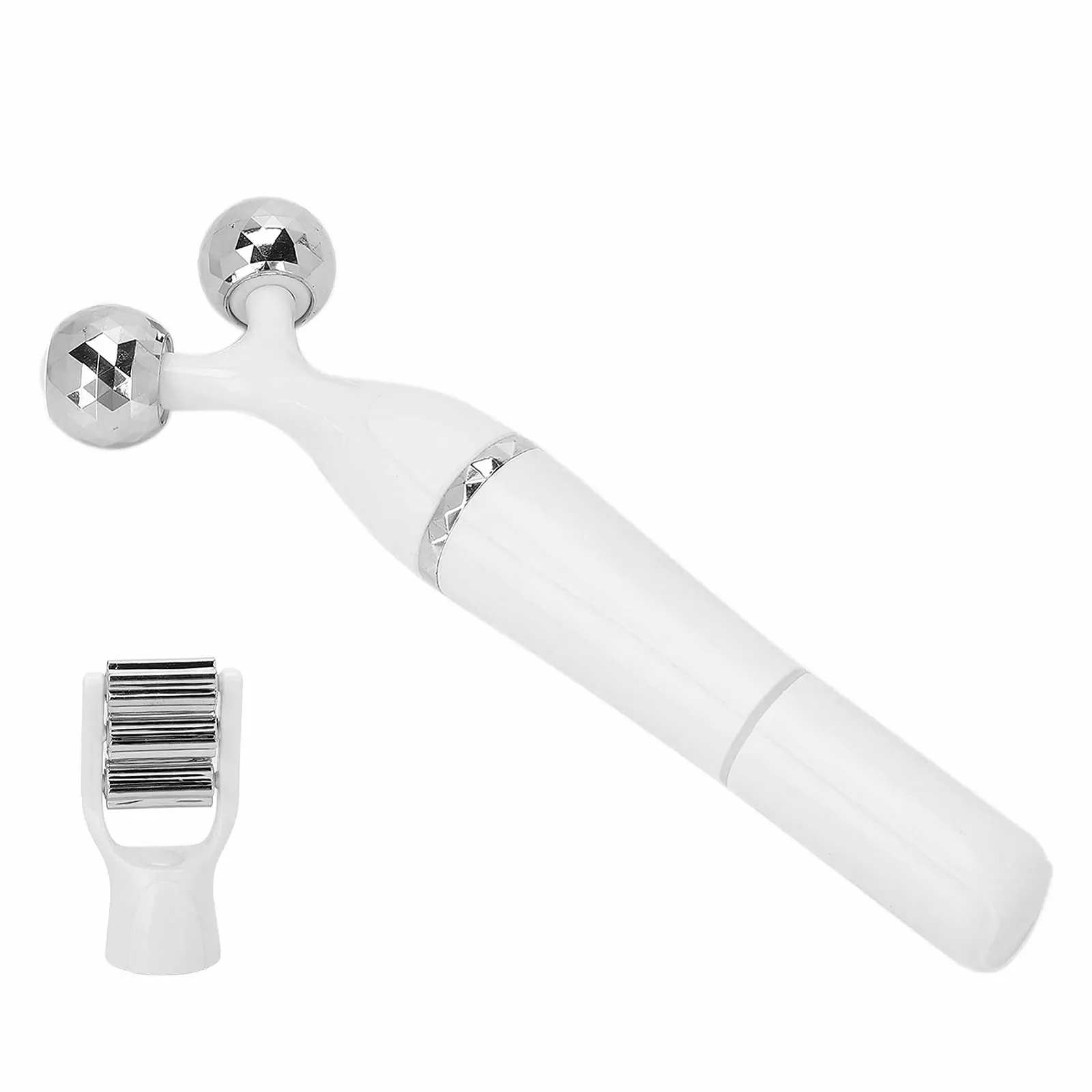 3 в 1 Ролик для масажу обличчя 3D Електричний косметичний ролик, фото №1