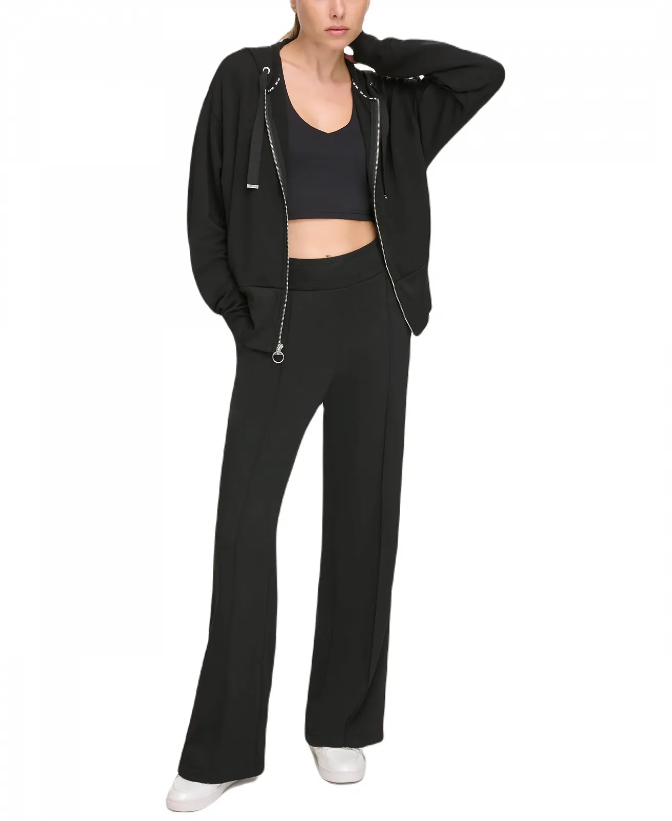 Жіноча Кофта на блискавці DKNY Толстовка з капюшоном, фото №2