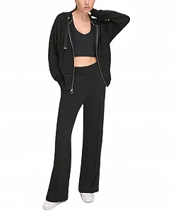 Жіноча Кофта на блискавці DKNY Толстовка з капюшоном synthetic.ua - Фото 1