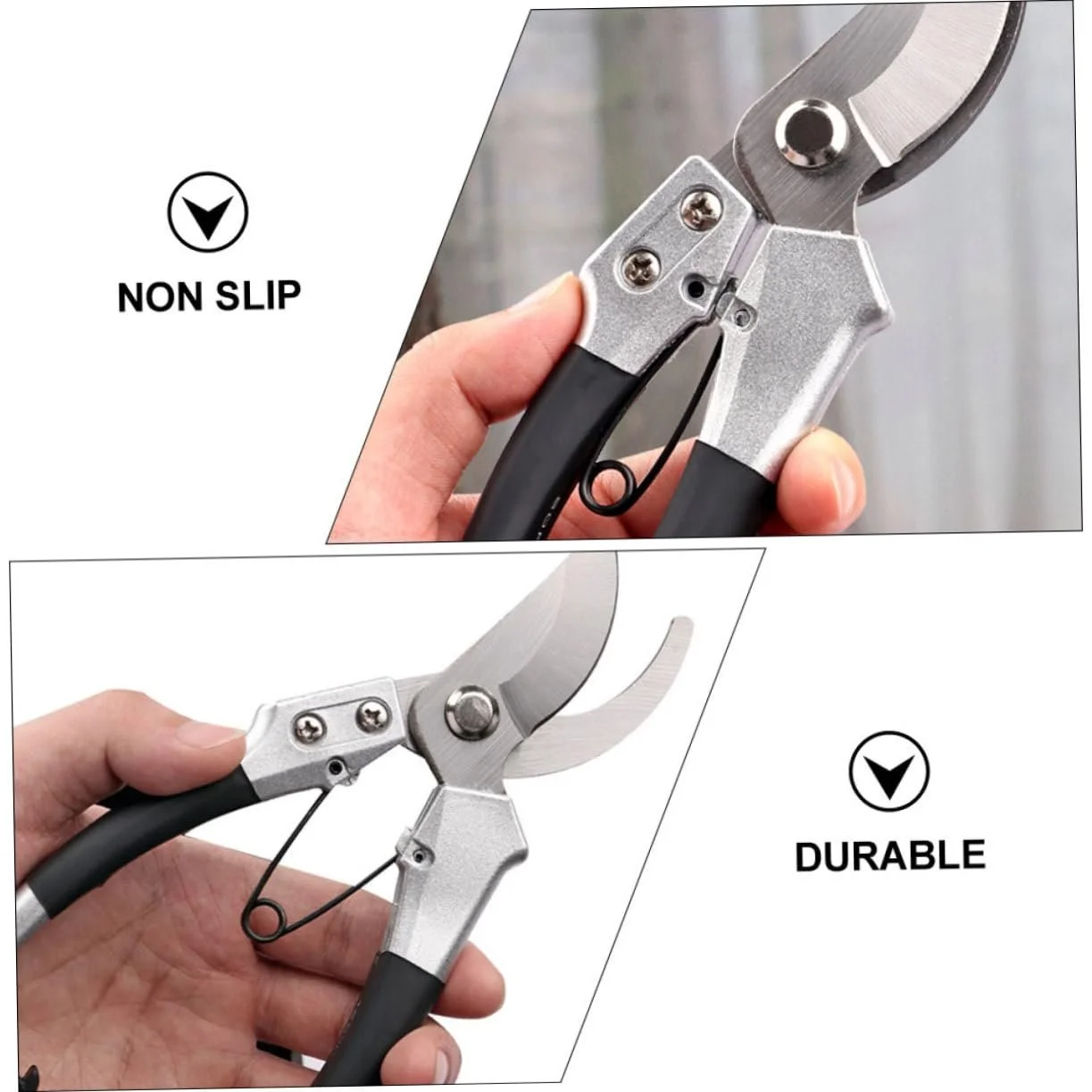 Садовий секатор Happyyami Сріблястий, фото №9