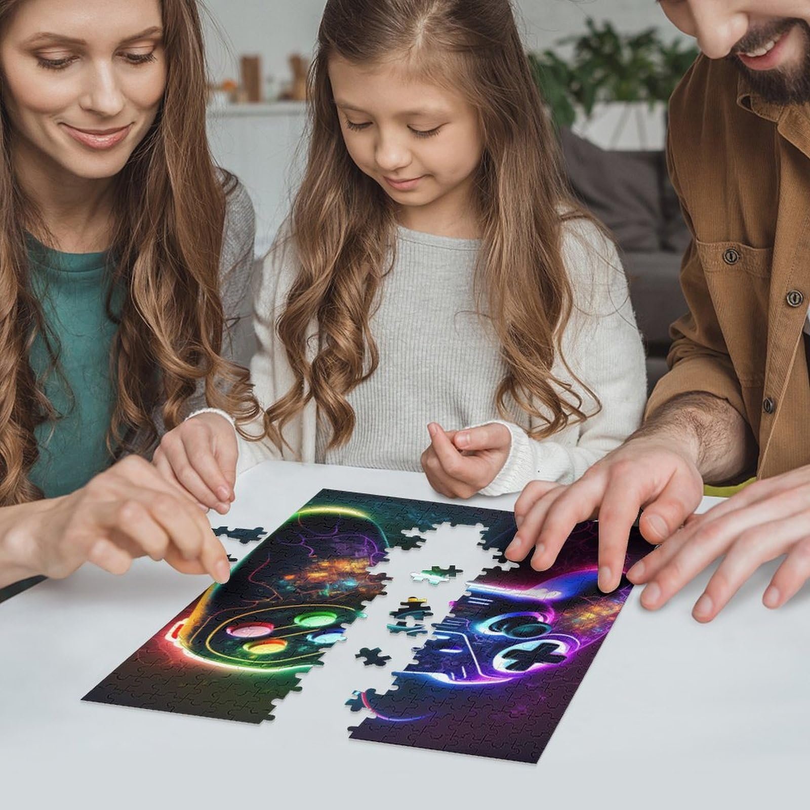 Пазл Gaming Neon Gamepad 300 деталей 42 x 30 см Дерев'яний, фото №5