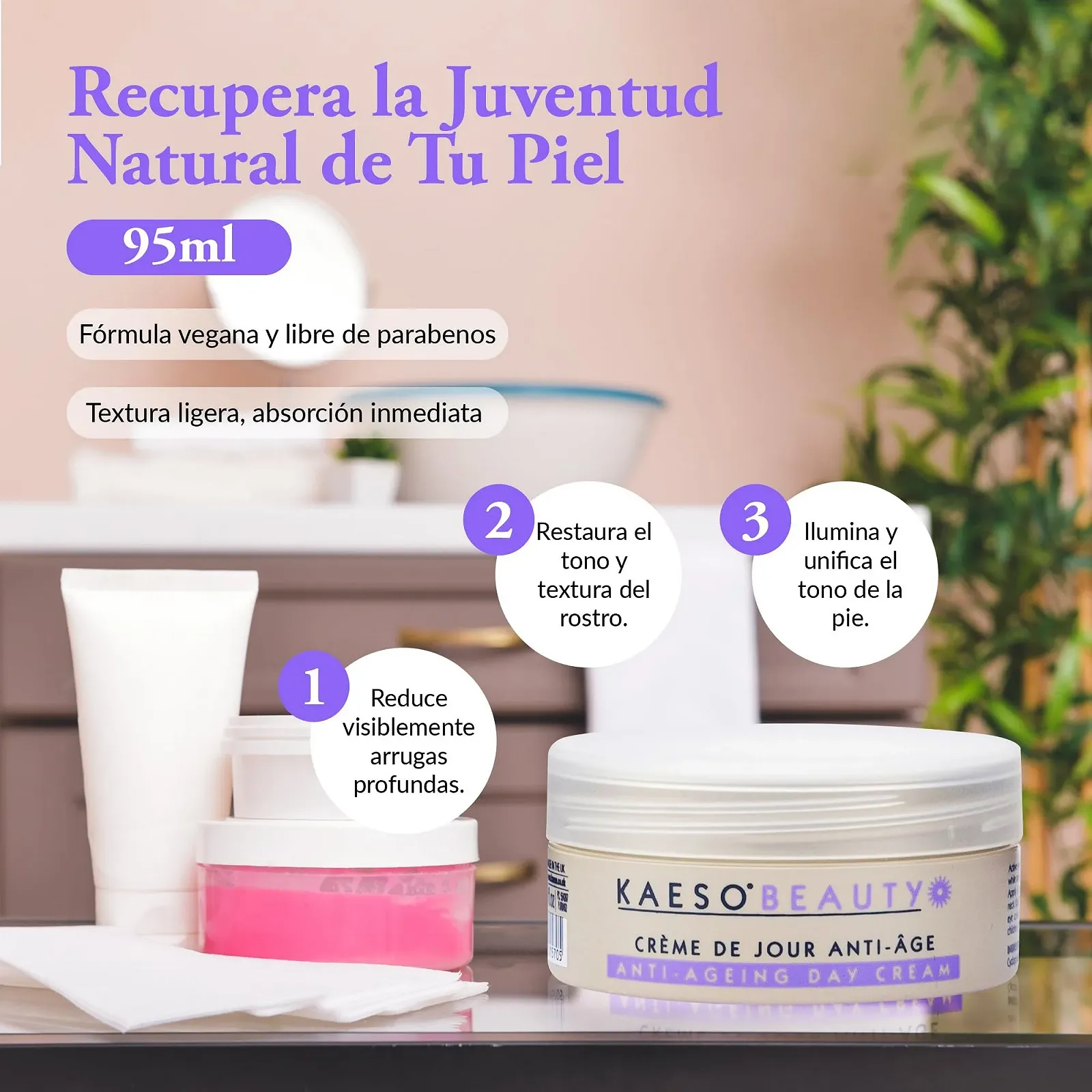 Омолоджувальний денний крем Kaeso Anti-Ageing, фото №3