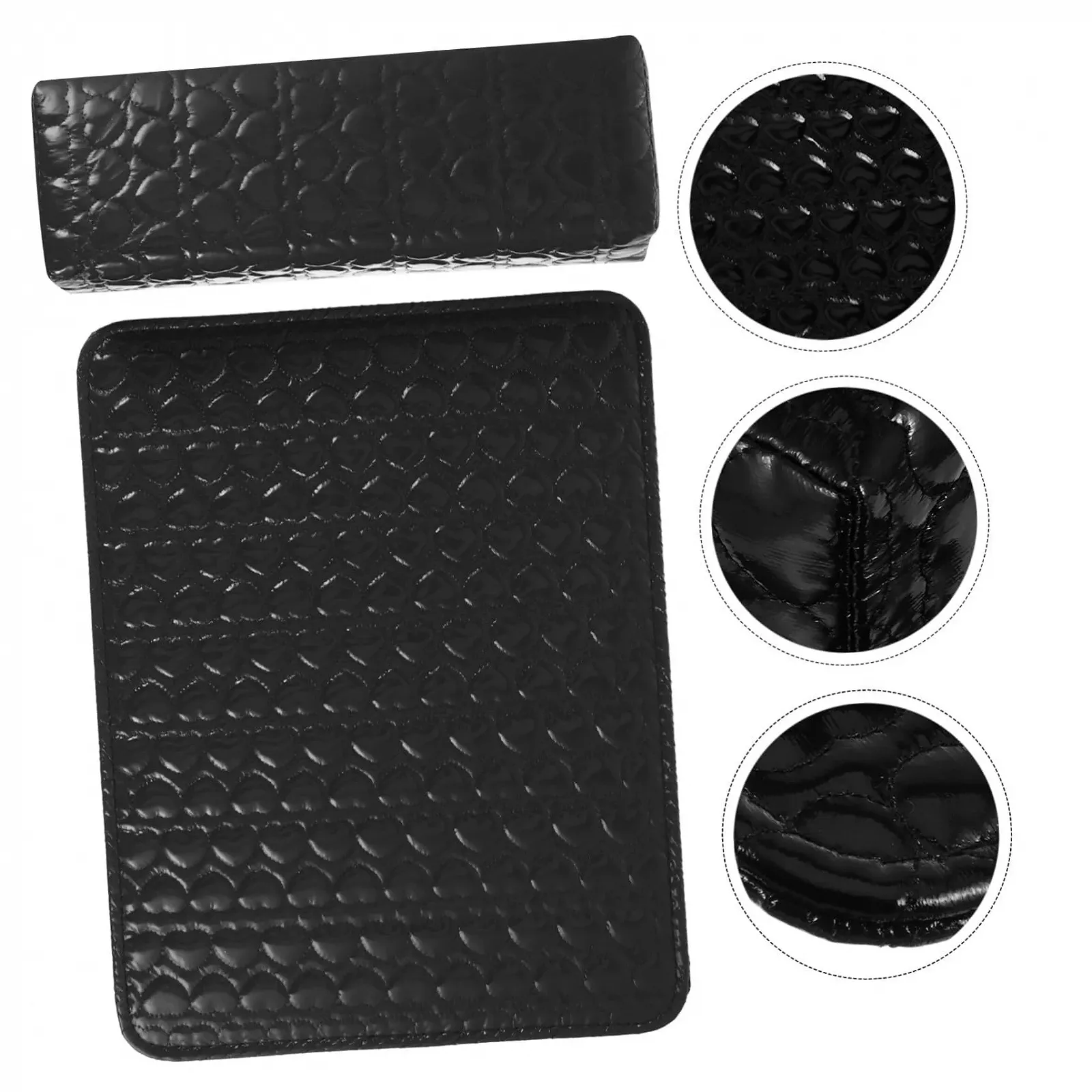 Подставка под руку для маникюра Ipetboom 2 шт. Кожаная подкладка, фото №4