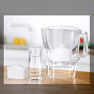 Фільтр для води Brita Aluna Білий ціна на synthetic.ua - Фото 1 Фільтр для води Brita Aluna Білий synthetic.ua - Фото 1