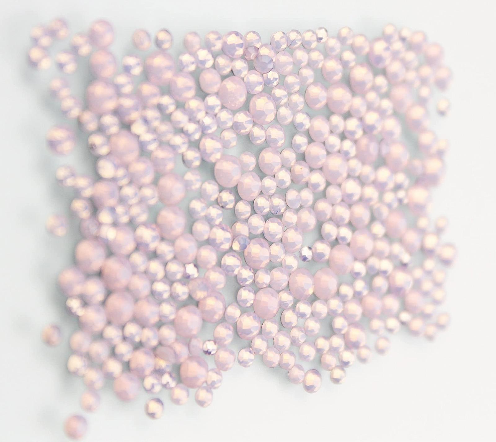 Стрази KM-Nailssolute Trend Рожевий Опал 6 Розмірів, фото №2