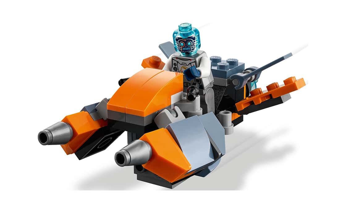 Конструктор LEGO Кібердрон 113 деталей 31111, фото №7