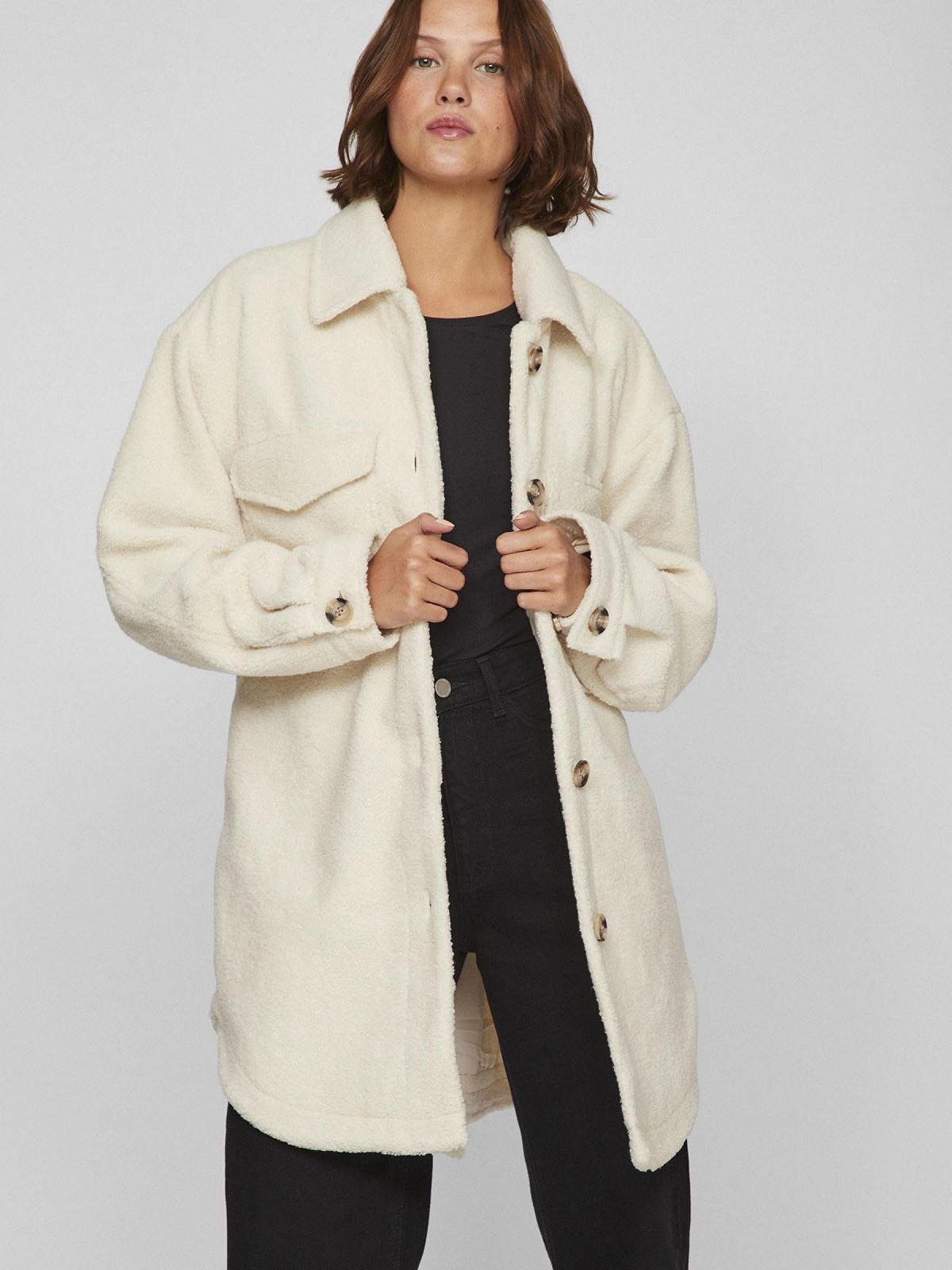 Куртка Teddy Vila Vidarya Жіноча L/S Teddy, фото №6