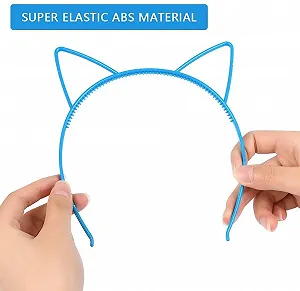 Обруч Ушки кота Пластик synthetic.ua - Фото 1