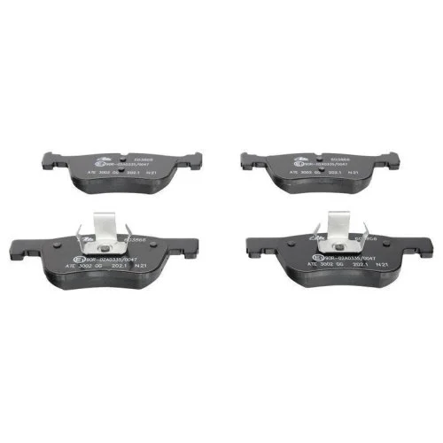 Комплект гальмівних колодок, дискове гальмо ATE 13.0460-3866.2 для BMW передній міст, фото №2