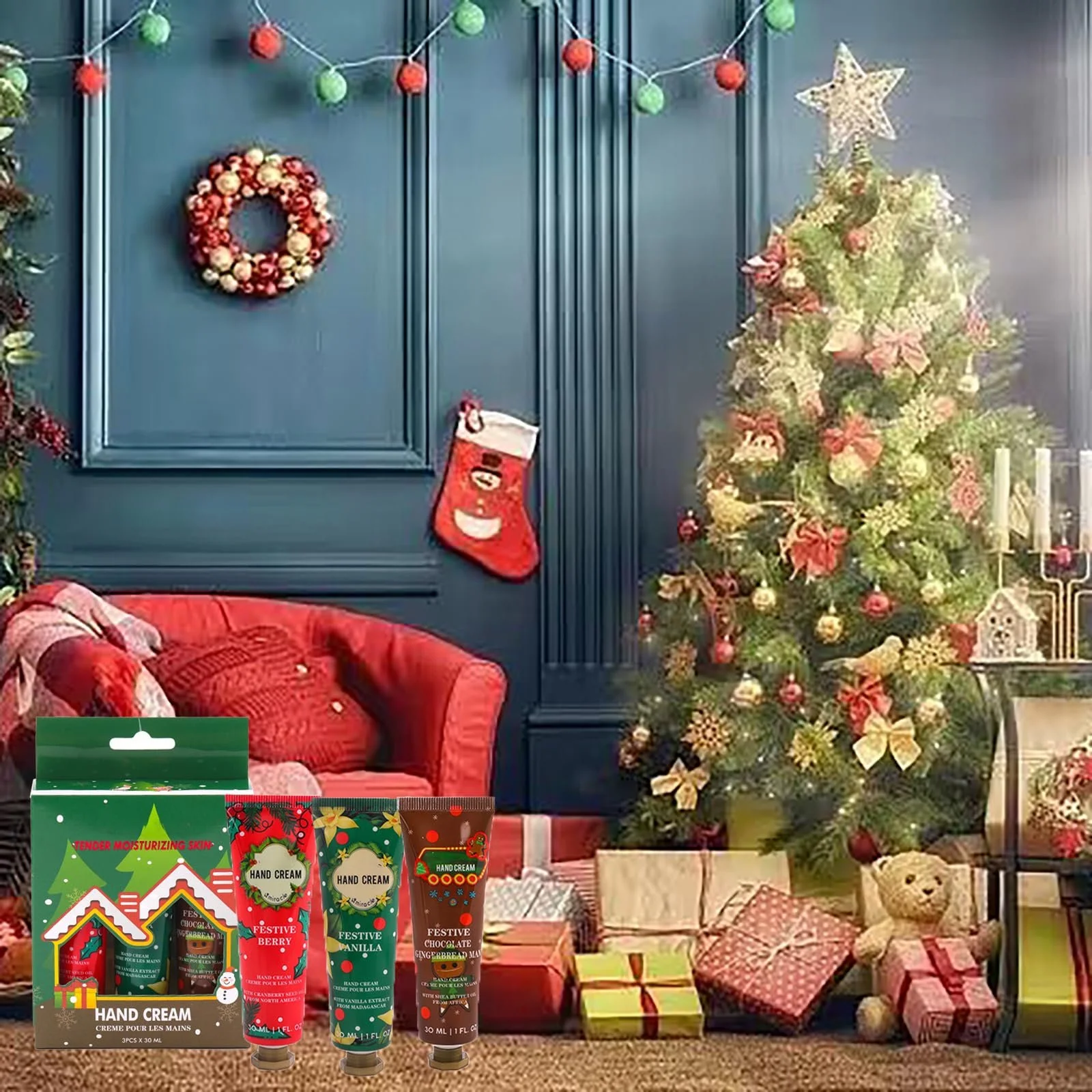 Крем для рук Набор Рождественский, Мини, 3 x 30 мл, фото №5