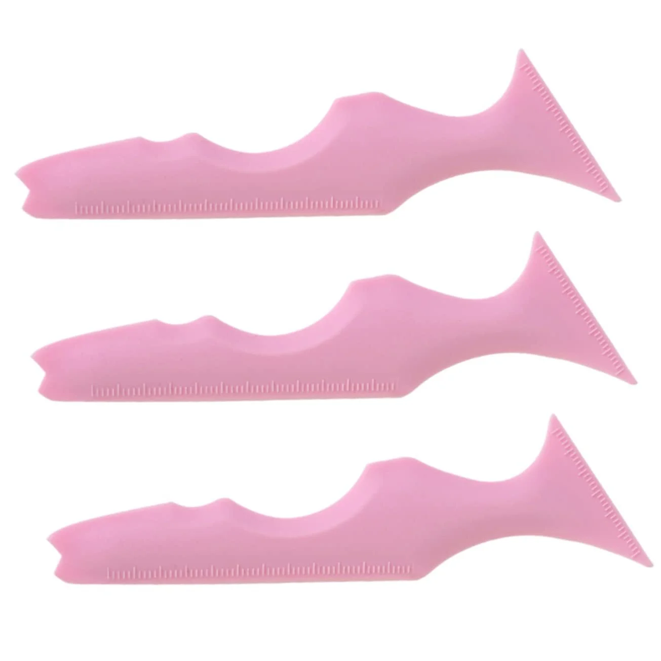 Трафарет для подводки DOITOOL Силиконовый 5-в-1 для теней, многоразовый аппликатор, фото №1