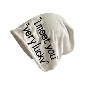 Вязаная шапка Ldabrye с вышивкой для девочек - Фото 1