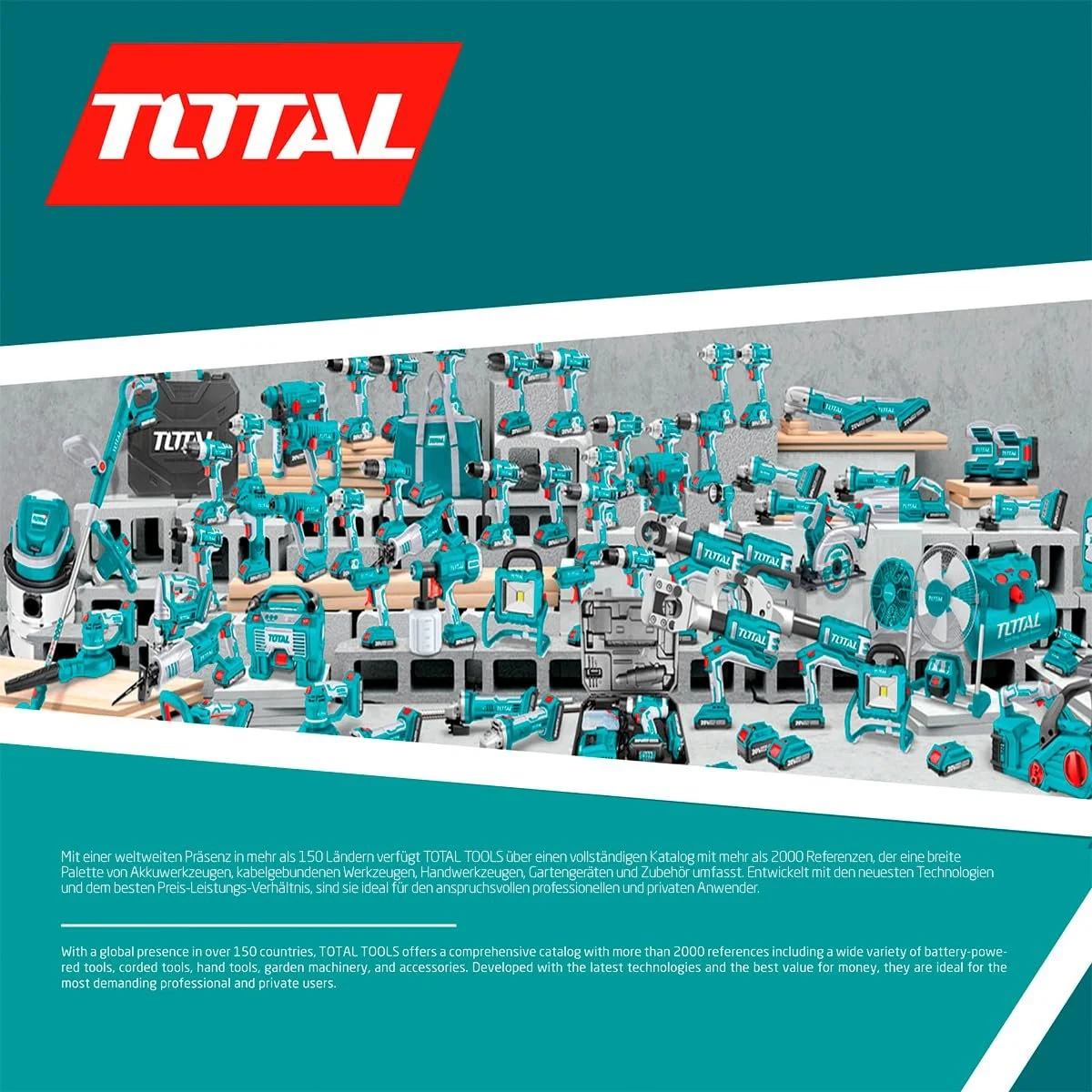 Секатори акумуляторні TOTAL Brushless TSSLI202581 25 мм Синій, фото №7