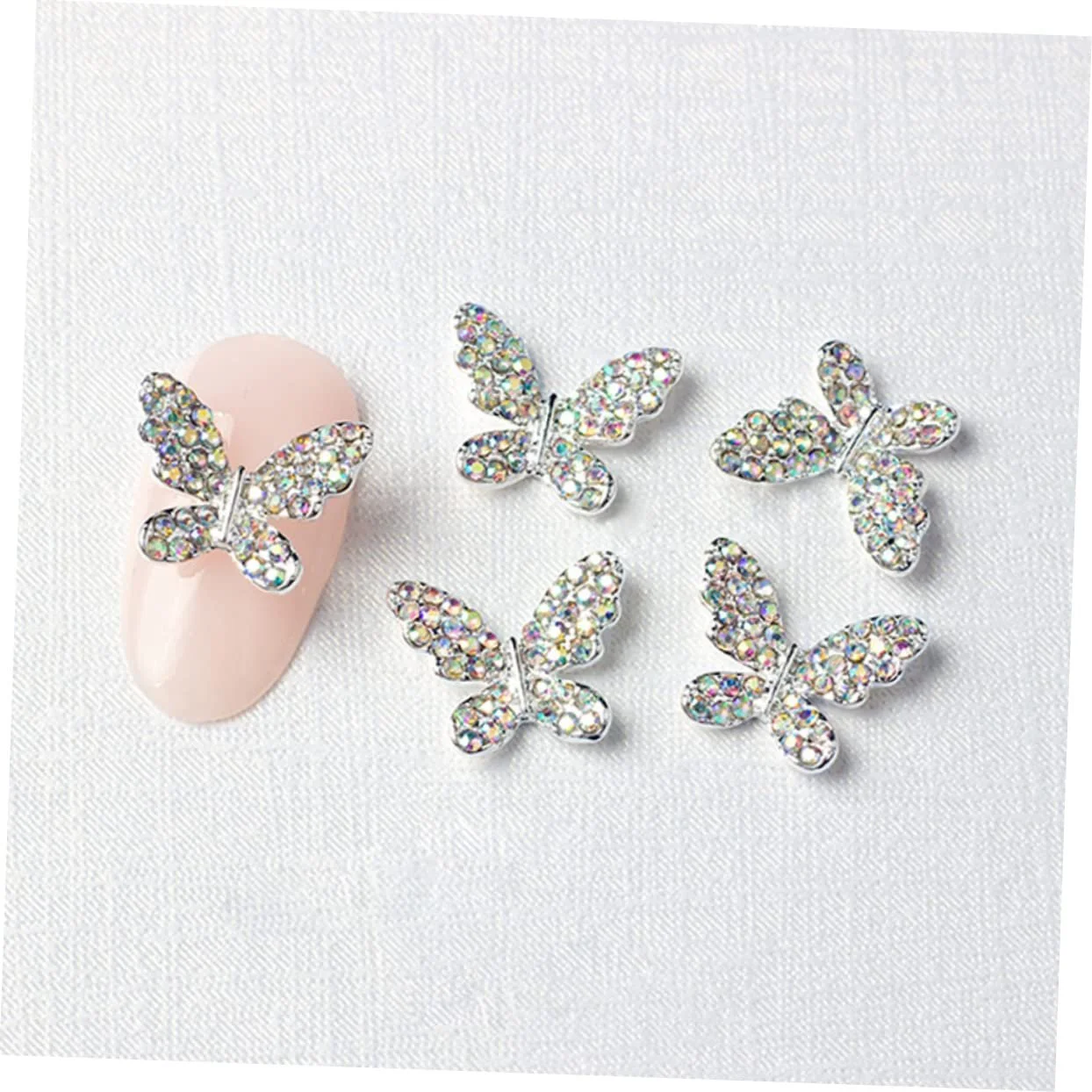 Украшение для ногтей Бабочка POPETPOP 22шт Золотистый, фото №2