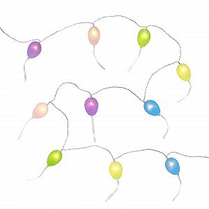 Гирлянда Lights4fun 15 LED Шары с войлочными мотивами, таймер, питание от батареек, для детской комнаты synthetic.ua - Фото 1