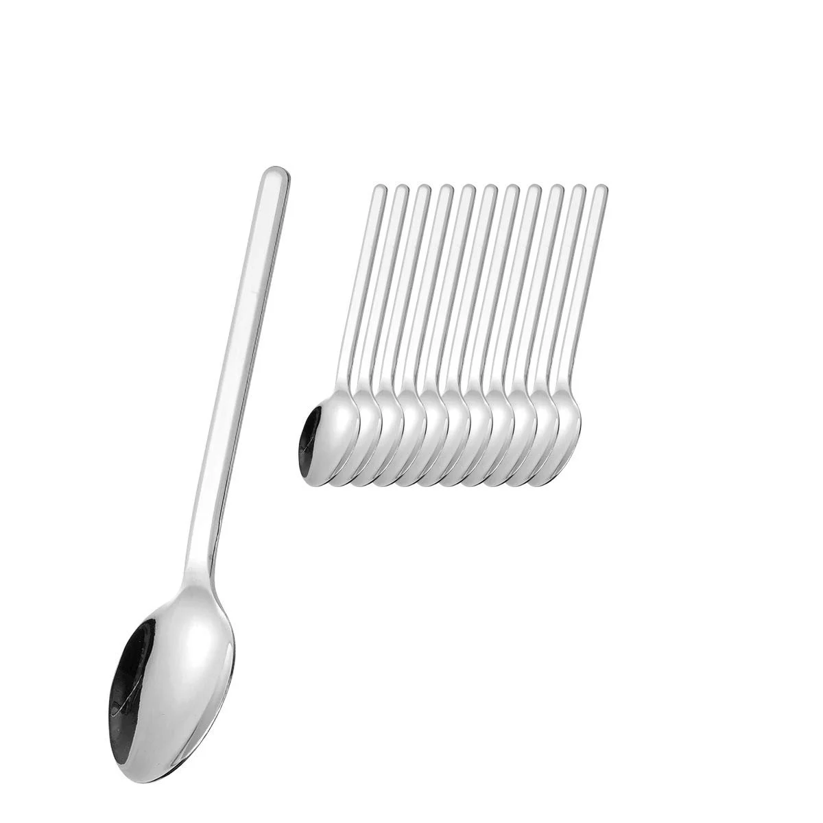 Ложка чайна Esmeyer Bettina Нержавіюча сталь 18/10 Полірована 12 шт, Сріблястий, 12 шт, фото №1