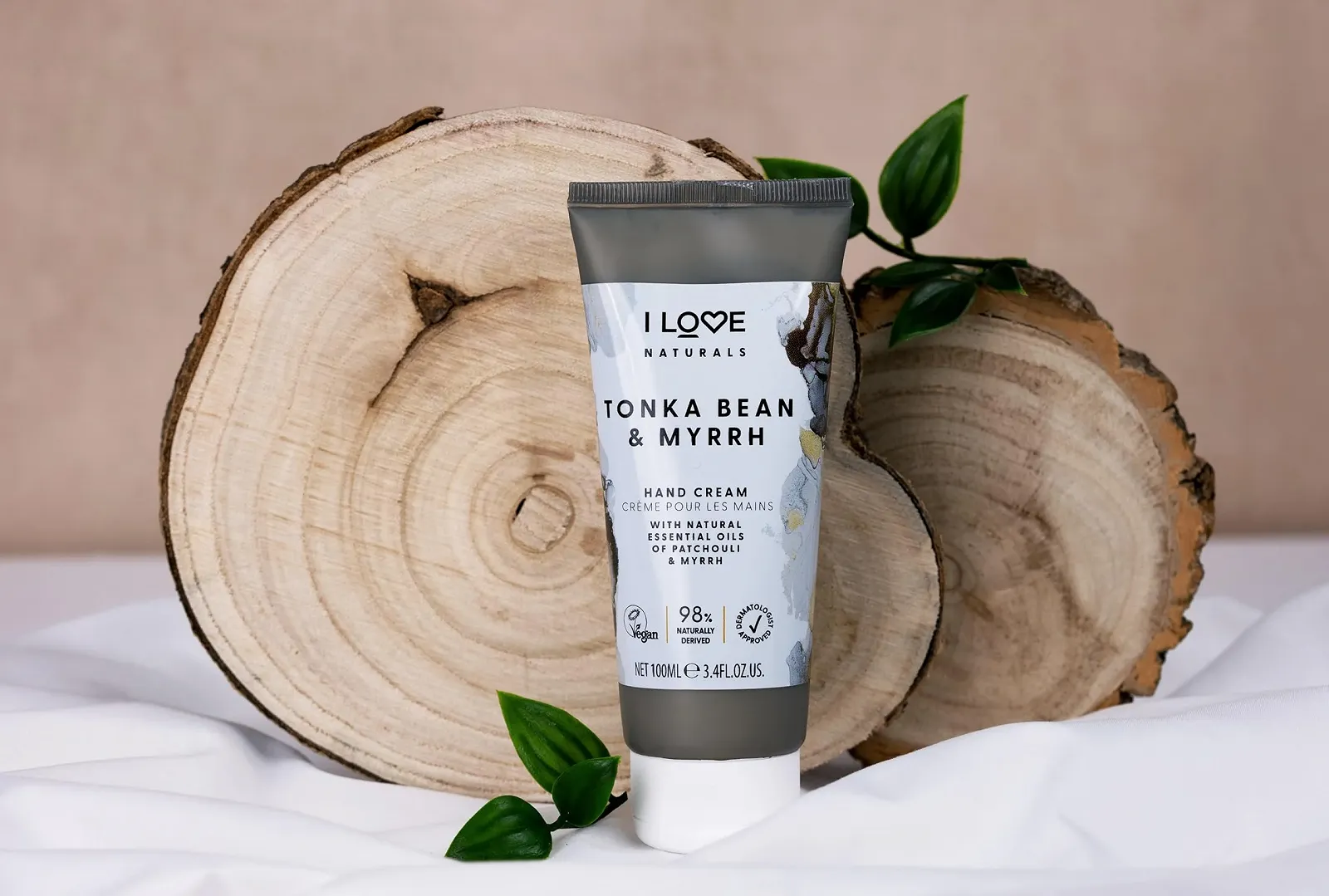 Лосьон для рук I LOVE Naturals Боб Тонка и Мирра Сухая кожа Увлажняющий 100 мл, фото №3