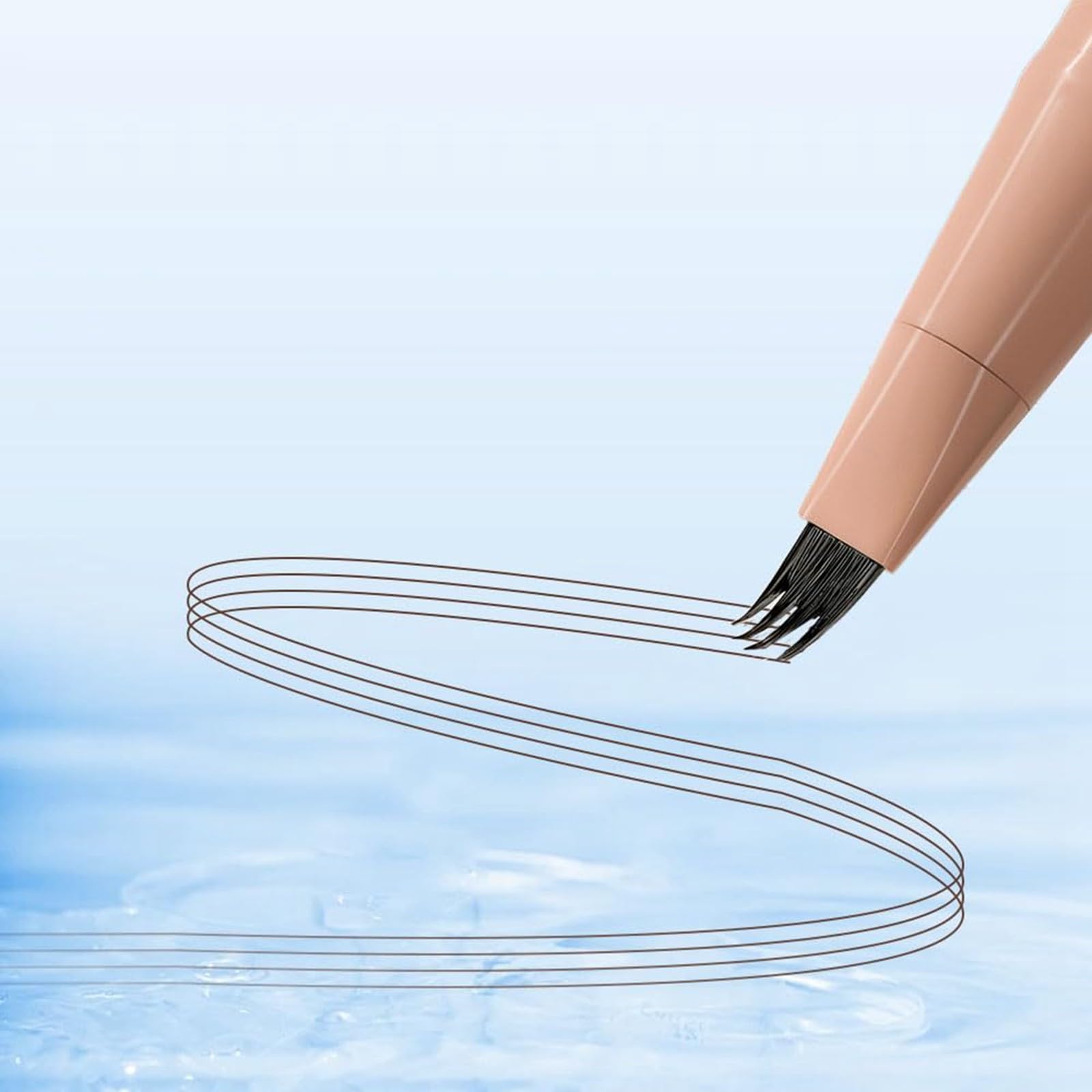 Рідкий олівець для брів зі стійкістю до води і поту чотиризубий 0,55 ML колір C One Size, фото №2