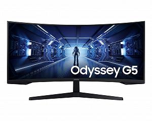 Монітор 34" Samsung Odyssey G5 LC34G55TWWP 2К VA 165 Гц - Фото 1