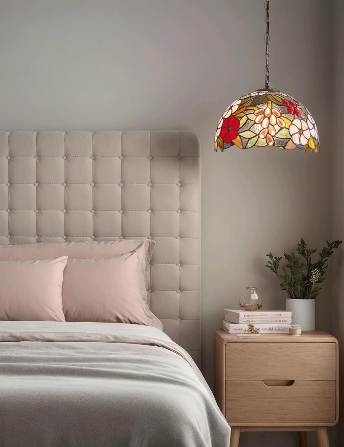 Настольная лампа Tiffany Роза витражное стекло вилка EU переключатель 12 дюймов, фото №9