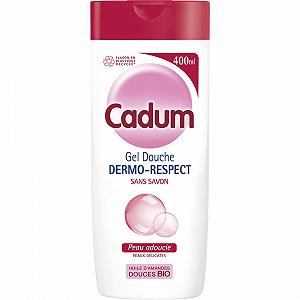 Гель для душа Cadum Dermo-Respect без мыла с миндальным маслом 400 мл - Фото 1