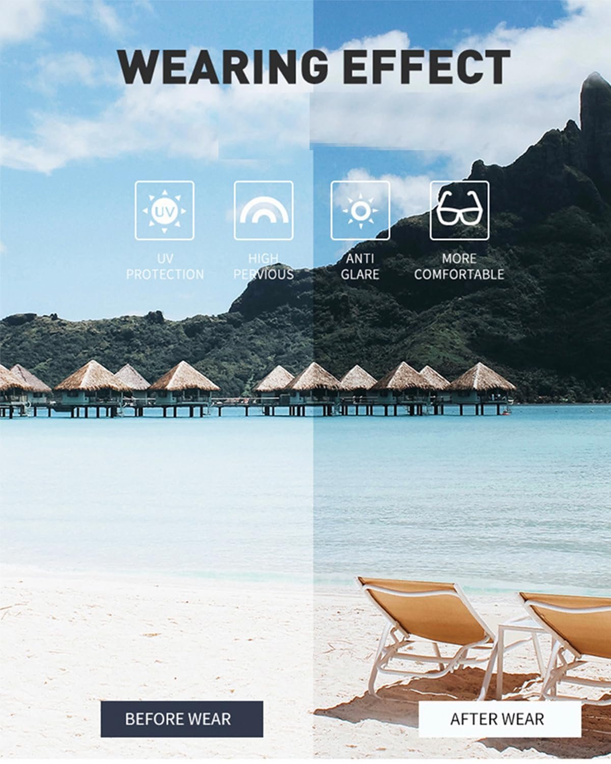 Вінтажні овальні сонцезахисні окуляри KGDUYC 3 шт, чорні, фото №4 Вінтажні овальні сонцезахисні окуляри KGDUYC 3 шт, чорні, фото №4