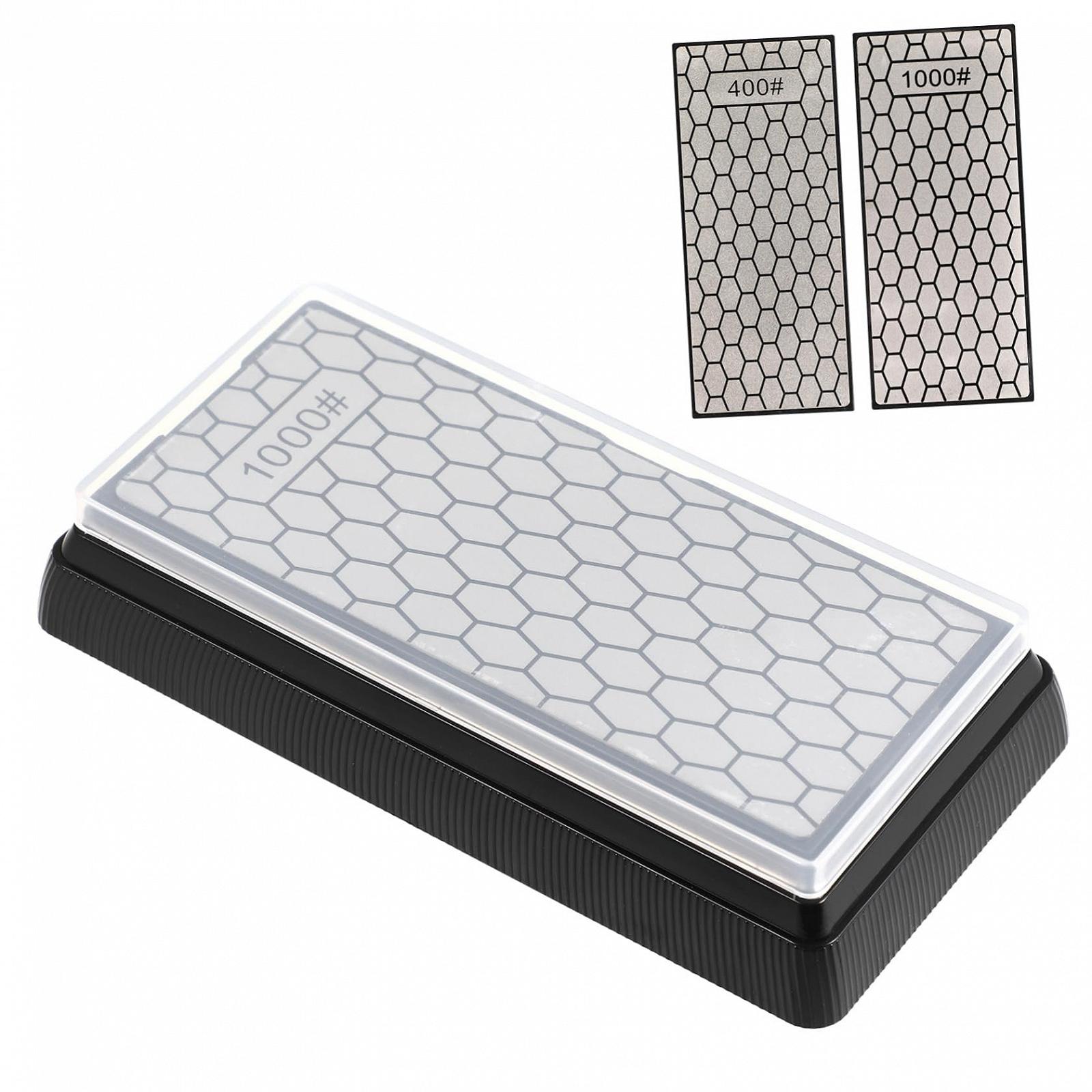 Двусторонняя алмазная точилка для ножей Homoyoyo с нескользящим основанием для кухни и керамики, фото №1