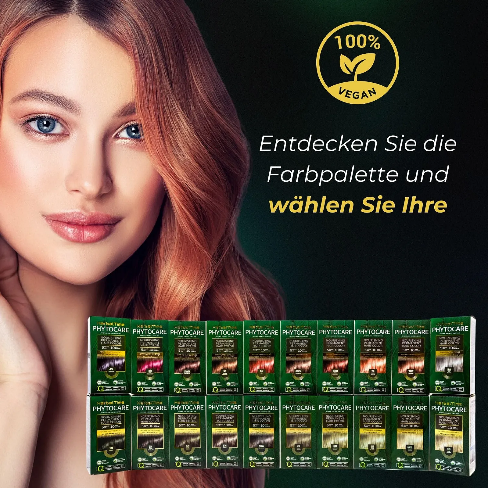 Фарба для волосся Herbal Time Phytocare Стійка Шоколадно-коричневий 5WN, фото №6