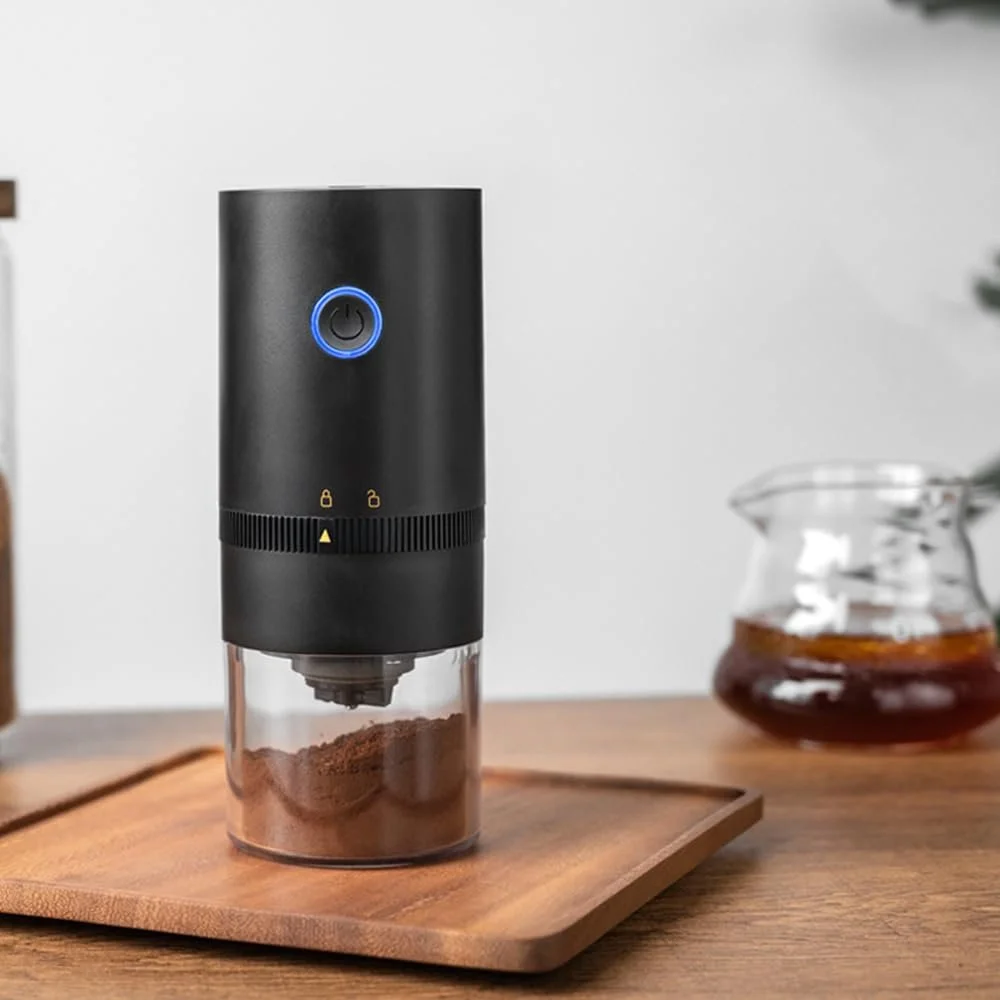 Кофемолка электрическая портативная Small Bean Mill Непрерывно регулируемый уровень помола 1250 mAh USB, фото №7