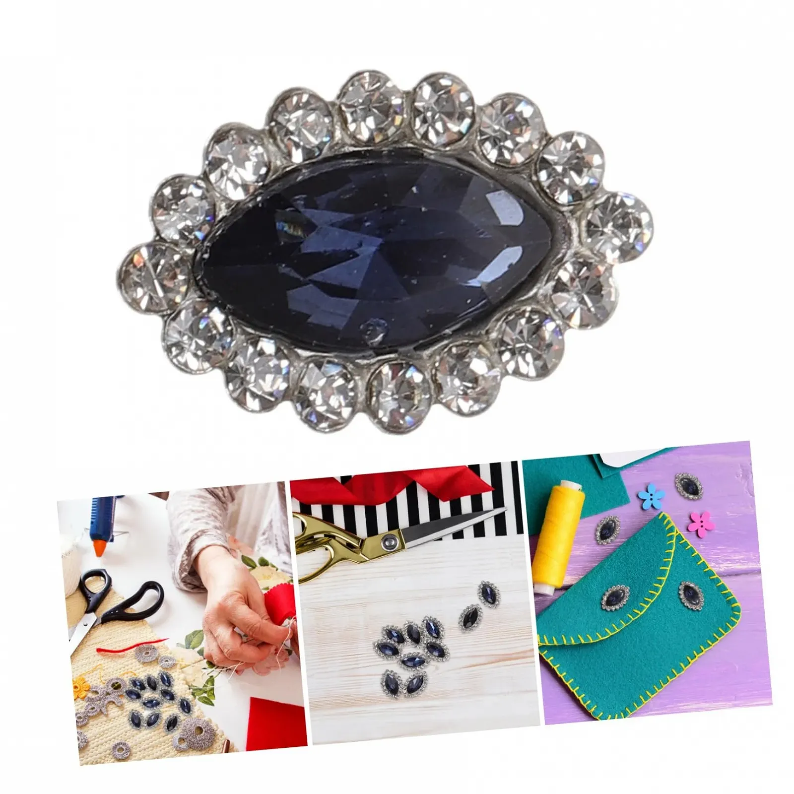 Украшения для ногтей LIFKOME, 10 шт, кристаллы, стеклянные стразы, фото №9