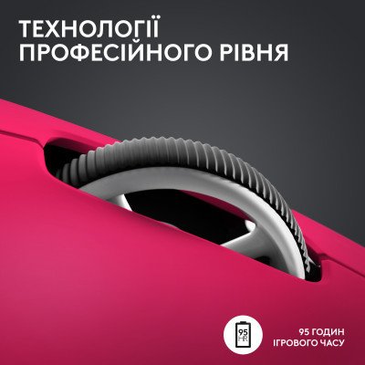 Мышка Logitech G Pro X Superlight 2 Lightspeed Wireless Magenta (910-006797), фото №12 Мышка Logitech G Pro X Superlight 2 Lightspeed Wireless Magenta (910-006797), фото №12