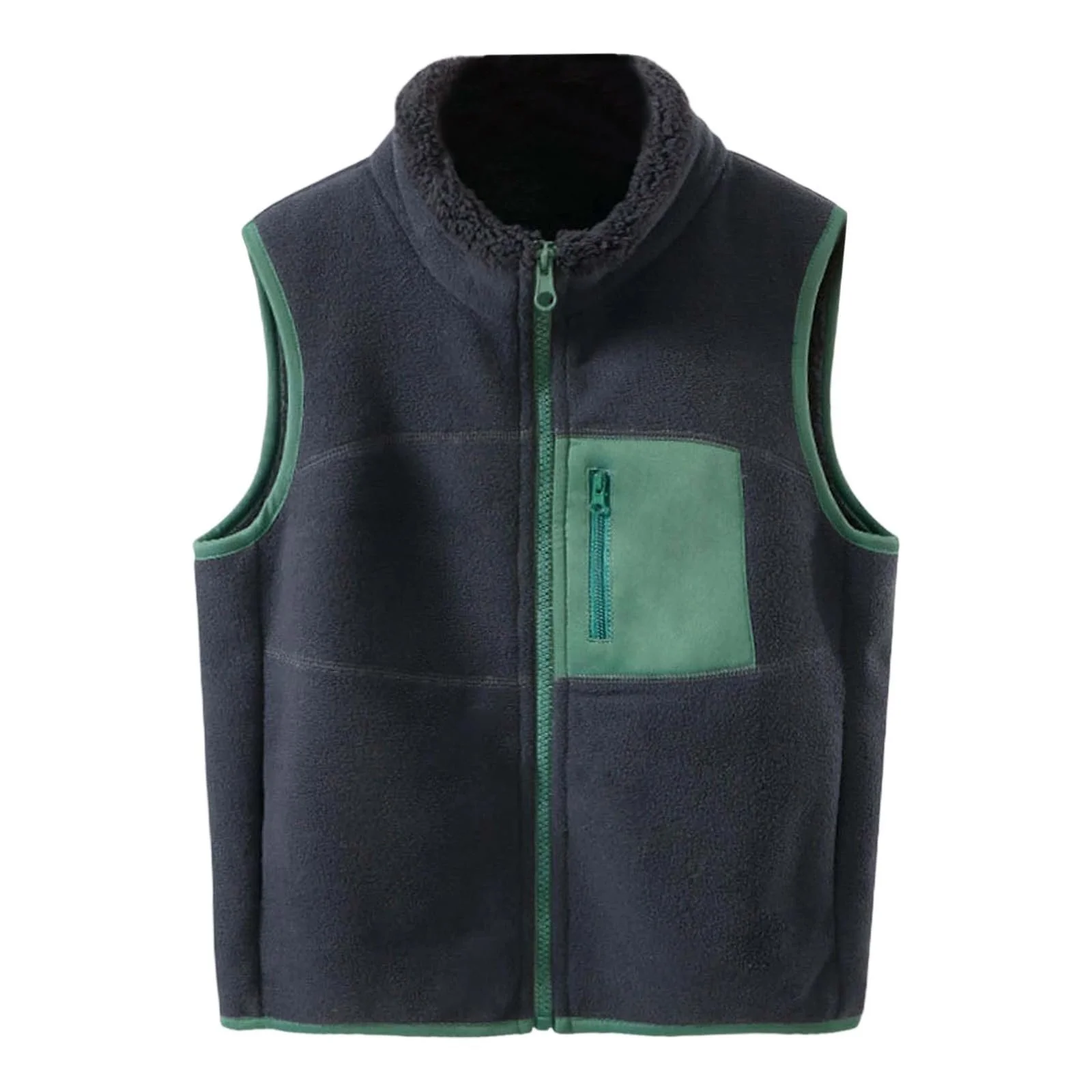 Жилет стеганый однотонный детский, фото №1