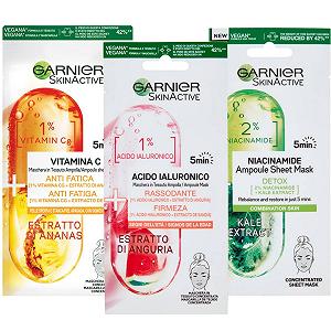 Засіб для обличчя Garnier Skin Active для всіх типів шкіри (Ампула, Ананас, Кавун, Ніацинамід) - Фото 1