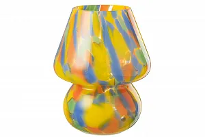 Настільна лампа Rainbow скляний мікс, велика - Фото 1