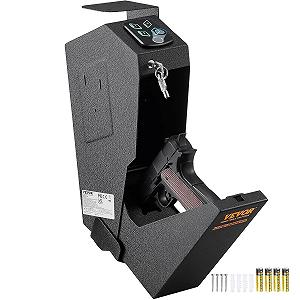 Біометричний сейф для зброї VEVOR AL370 Чорний - Фото 1