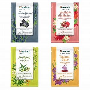 Тканевая маска для лица Himalaya Набор пробников Discovery Collection, Набор одноразовых хлопковых тканевых масок для лица, с гиалуроновой кислотой для интенсивного увлажнения, Набор из 4 штук - Фото 1