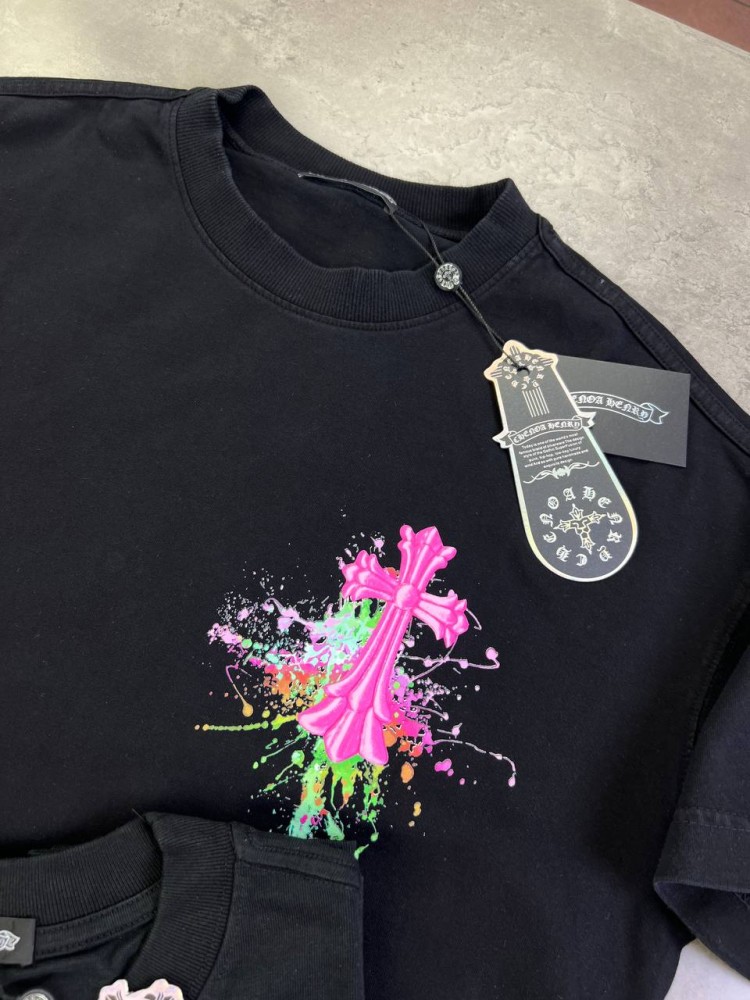 Футболка Chrome Hearts Black чорна f671, фото №3 Футболка Chrome Hearts Black чорна f671, фото №3