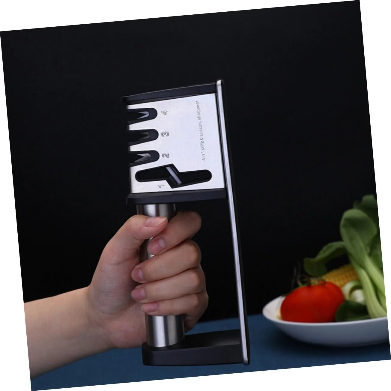 Точилка для ножів Cabilock настільна з нержавіючої сталі ергономічна нековзна, фото №5