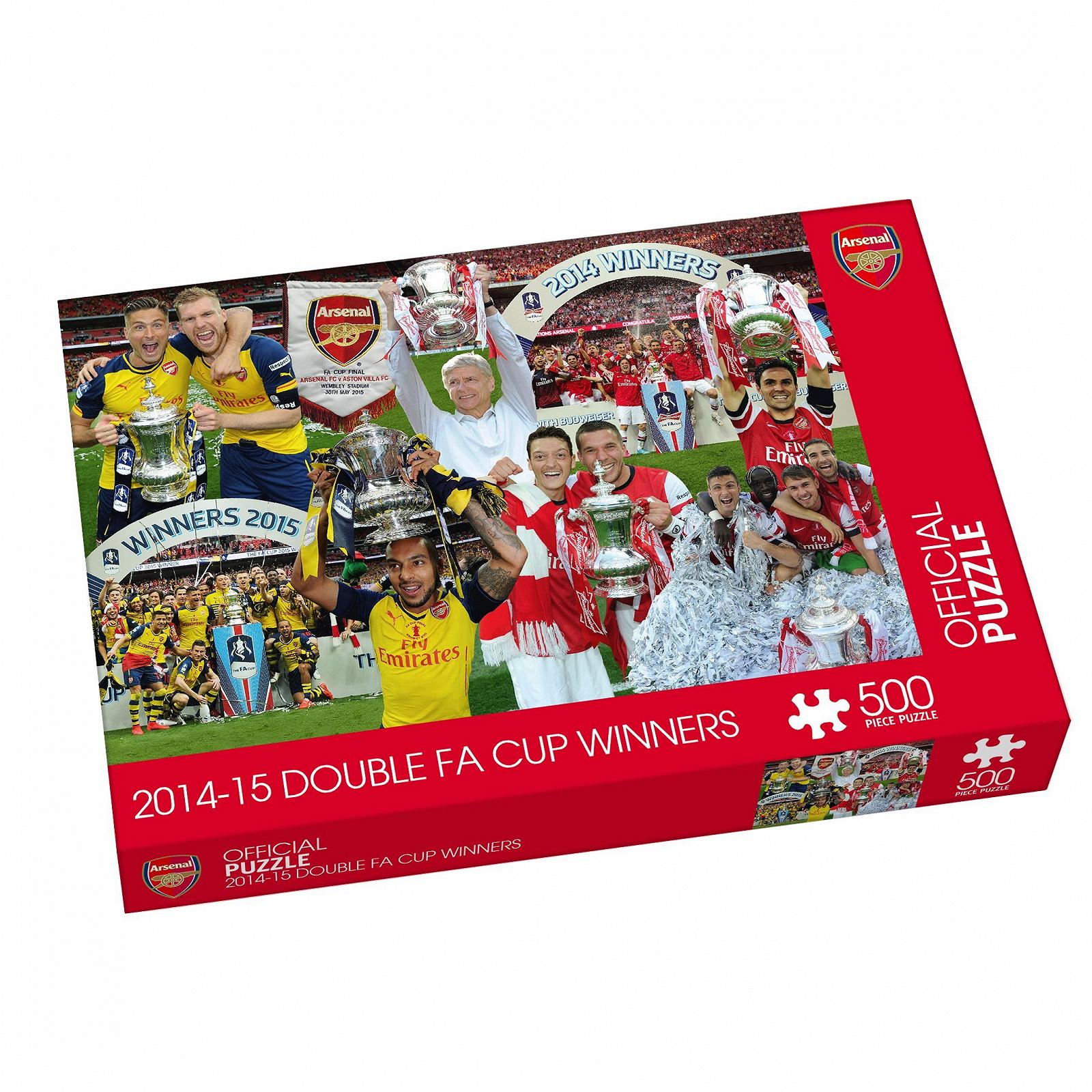 Пазл Paul Lamond Games Arsenal 2014-15 Double FA Cup Winners 500 деталей, фото №1 Пазл Paul Lamond Games Arsenal 2014-15 Double FA Cup Winners 500 деталей, фото №1