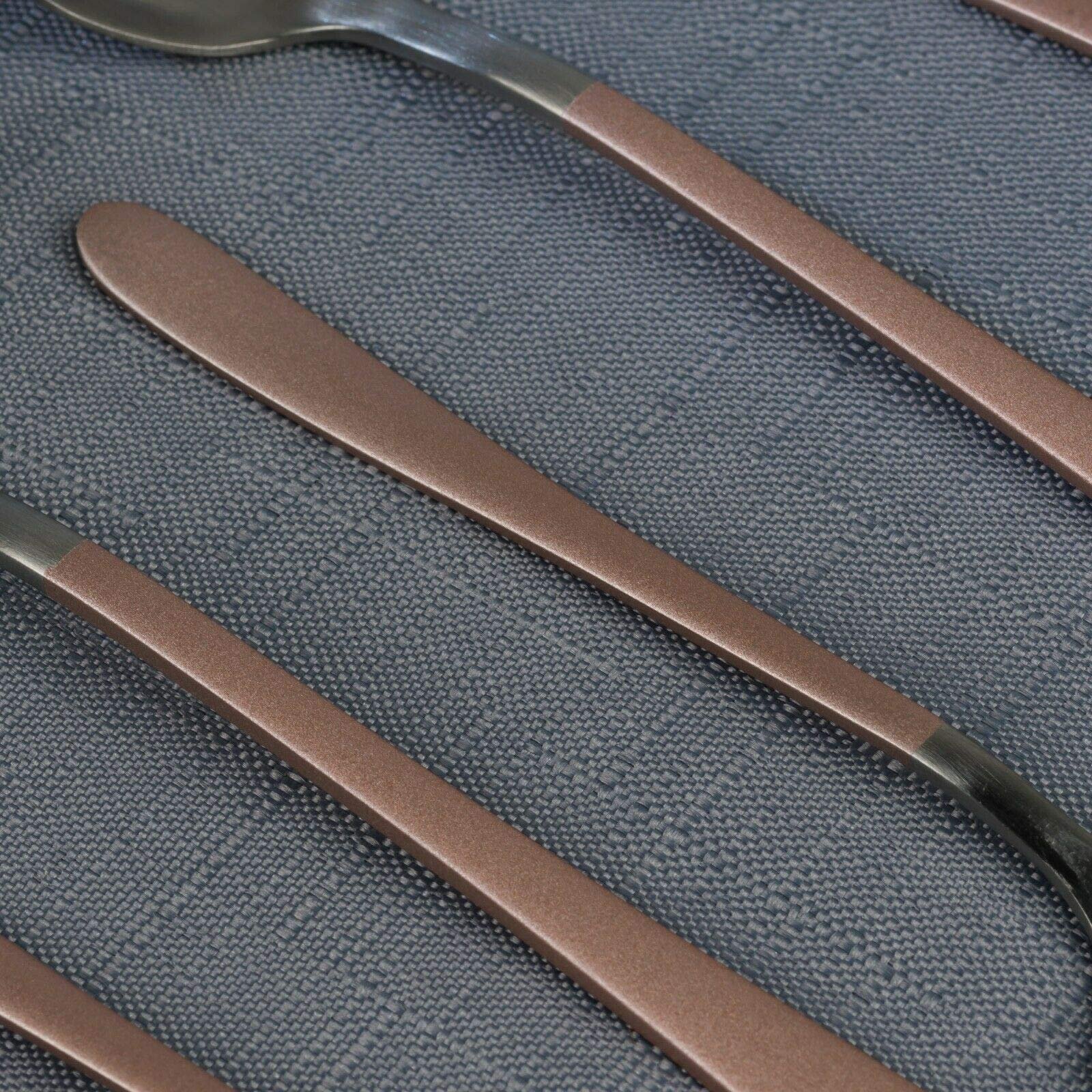 Набор столовых приборов Salter Metallic Champagne 16 предметов, нержавеющая сталь, фото №8