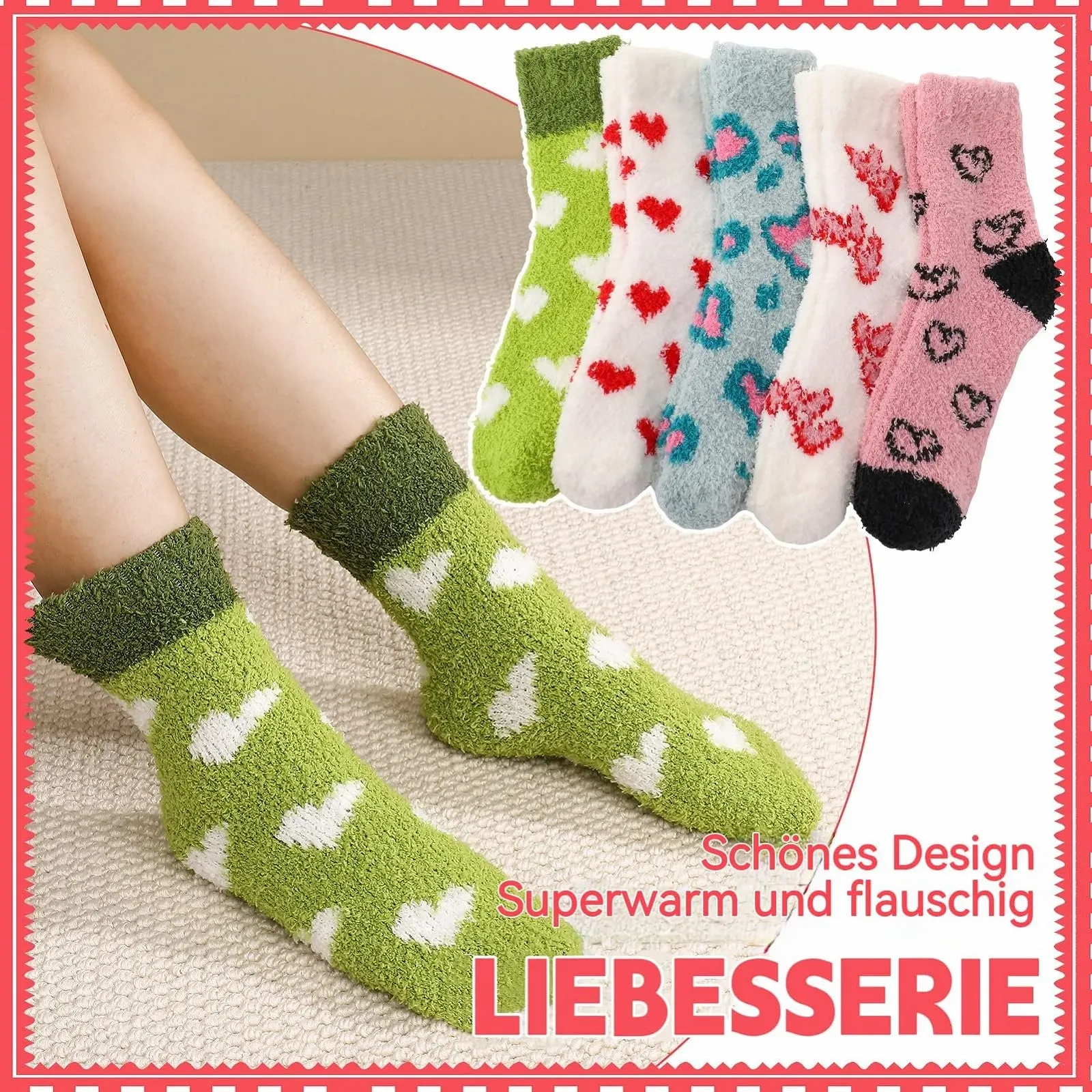 Шкарпетки Жіночі Cuddly 36-40, 5 пар, фото №3 Шкарпетки Жіночі Cuddly 36-40, 5 пар, фото №3