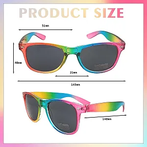 Сонцезахисні окуляри Ретро YUPDFGB Райдужні ціна на synthetic.ua - Фото 1 Сонцезахисні окуляри Ретро YUPDFGB Райдужні synthetic.ua - Фото 1